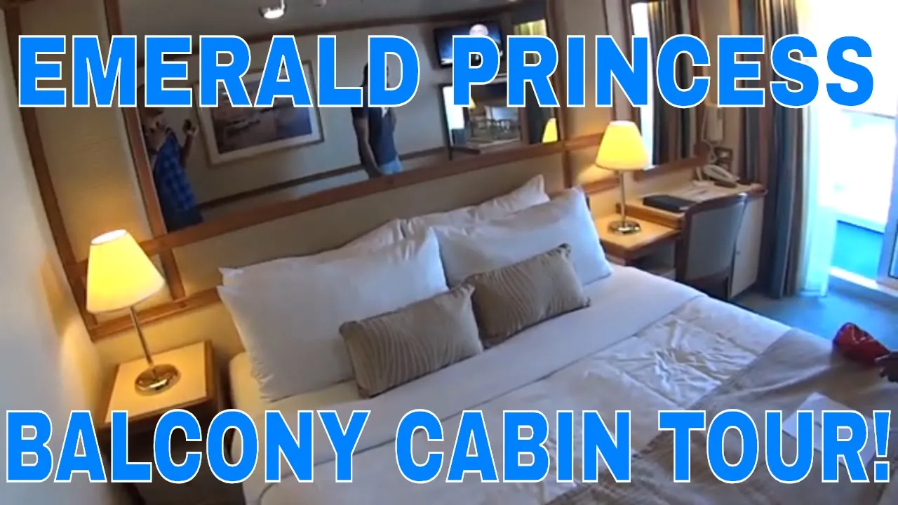 EMERALD PRINCESS CRUISE [Episode 2] BALCONY ROOM TOUR- CABIN R247