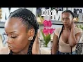 DIY 2 Feed In Braids HOW TO Roxy Bennett