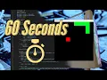 I Coded Snake in Python Under 60 Seconds