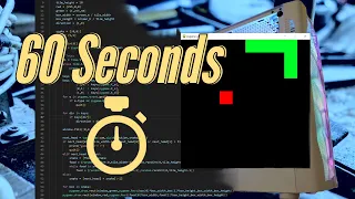 I Coded Snake in Python Under 60 Seconds