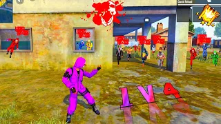solo vs squad full gameplay in grandmaster lobby xxxtention hud sensi dpi free fire max 