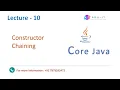 Constructor Chaining in Java By Adil Sir Lecture - 10