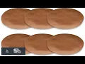 Matte Solids 8 5 Durable Planta Salad Plates Shatter Resistant and Dishwasher Safe