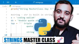 Python Strings Master Class for Beginners Python 100 Days Series