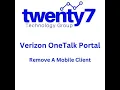 Portal Creating a Schedule in the Verizon OneTalk Portal