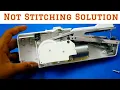 Mini Handheld Sewing Machine not Working Handheld Sewing Machines Stitching Problem Handy Stitch