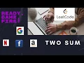 Two Sum Leet Code Problem 1 Hashing Coding Interview