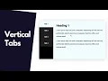 How To Design Vertical Tabs Using HTML CSS JavaScript - Live Blogger
