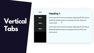 How To Design Vertical Tabs Using HTML CSS JavaScript - Live Blogger