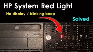 Download Fix Hp System Red blinking light | no display | beep during startup | Solution MP3