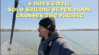 Getting some sail time in before the big crossing.