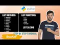 Python Tutorials For Beginners in Telugu - Tutorial 3 Python List DataType in Telugu