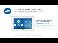Battery Replacement Command Touchscreen WTS700