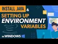 JAVA installation Setting up JAVA - HOME and bin path variable
