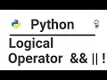 Python Operators Logical Operators Learn Python for Data Science