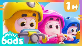 Roda Pembantu Newt Tercabut! 🚲💥 Minibods | Kartun Lucu Anak Anak | Oddbods Malay