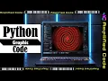 Python Code Red Spiral Turtle Graphic Python Programming