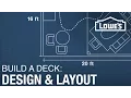 How To Build a Deck Design Layout 1 of 5