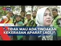 Download Lagu Terbaru! Suasana Aksi Damai Pengemudi Ojol di Monas, Inisiator Ungkap Arti Bunga untuk Aparat