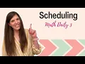 Math Daily 3 Schedule Breakdown