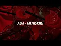 Download Lagu AOA - MINISKIRT '짧은 치마' EASY LYRICS