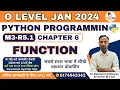 Python Programming M3-R5 1 Chapter 6 Python Function O Level New Batch JAN 2024 GyanXp