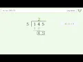 Long Division Problem Step-by-Step Solution
