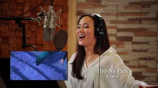 frozen song let it go sang in 25 languages