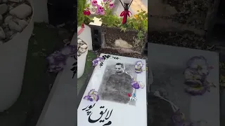 تخریب سنگ آرامگاه بهنام لایق پور  از کشته شدگان اعتراضات ۱۴۰۱ دندنها