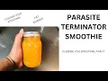 Parasite Removal Smoothie Intestinal Cleanse Healthy