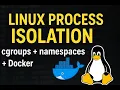Linux Process Isolation Explained cgroups Namespaces Docker