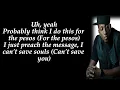 Lecrae - Tell No Lie ft. Jackie Hill Perry(OFFICIAL LYRICS VIDEO) |CHRISTIAN HIP HOP 