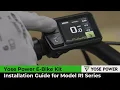 Yose Power Electric Bike Conversion Kit Installation Guide for Model New R1 with Color Display