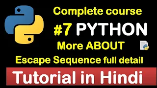 Escape Sequences in Python Complete Python tutorial 2020