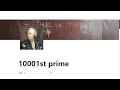 007 - 10001st prime