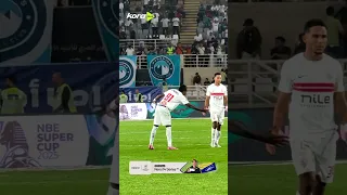 احتفال شيكو بانزا يخطف الأضواء في مباراة الزمالك وبيراميدز 