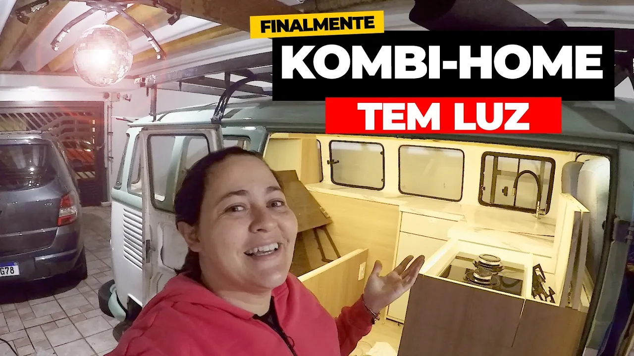 A KOMBI HOME FINALMENTE TEM LUZ ELÉTRICA