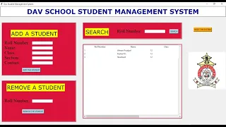 Complete student management system using python and MYSQL Tkinter