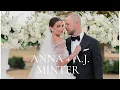 NY Mets Pitcher A J Minter marries Anna Hardee in Winter Wedding at The Ritz
