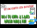 How To Open A Saved Brush Ninja File