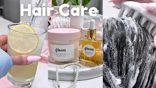 ASMR In Depth Hair Care Ritual Pre Après Hair Wash Routine 