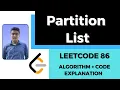 Partition List Linked List LeetCode Solution 86