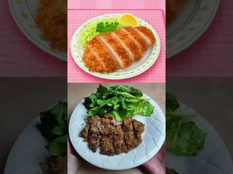 وصفة الكاتسو الياباني من لعبة كوكنق ماما 🍗🎮
