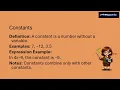 CollegeAlgebra - Part1 3 Algebraic Expressions