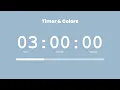 3 Hour Productivity Timer Sky Breeze Aesthetic Countdown