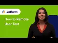 How to Remote User Test