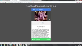 Intro Ionic Shop Advanced Edition - Start your own eCommerce Today