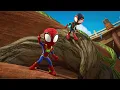 Marvel's Spidey and his Amazing Friends | Baddie Dinos Take Over the Tree House | @disneyjr
