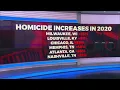 Nashville among several U S cities with increased homicide rates in 2020