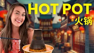在中国第一次体验火锅，太棒了